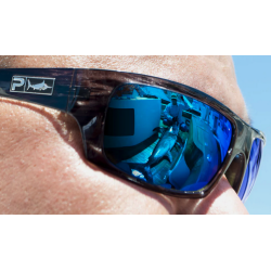 The Mack Matte Silverwood - Blue Mirror | Polarized Poly Lens