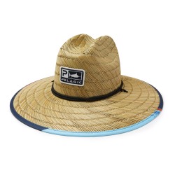 Navy Baja Straw Hat