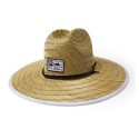 Light Grey Baja Straw Hat